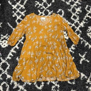 mustard Dress Up dress